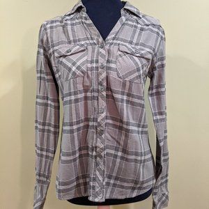 Gray Flannel Plaid Shirt
